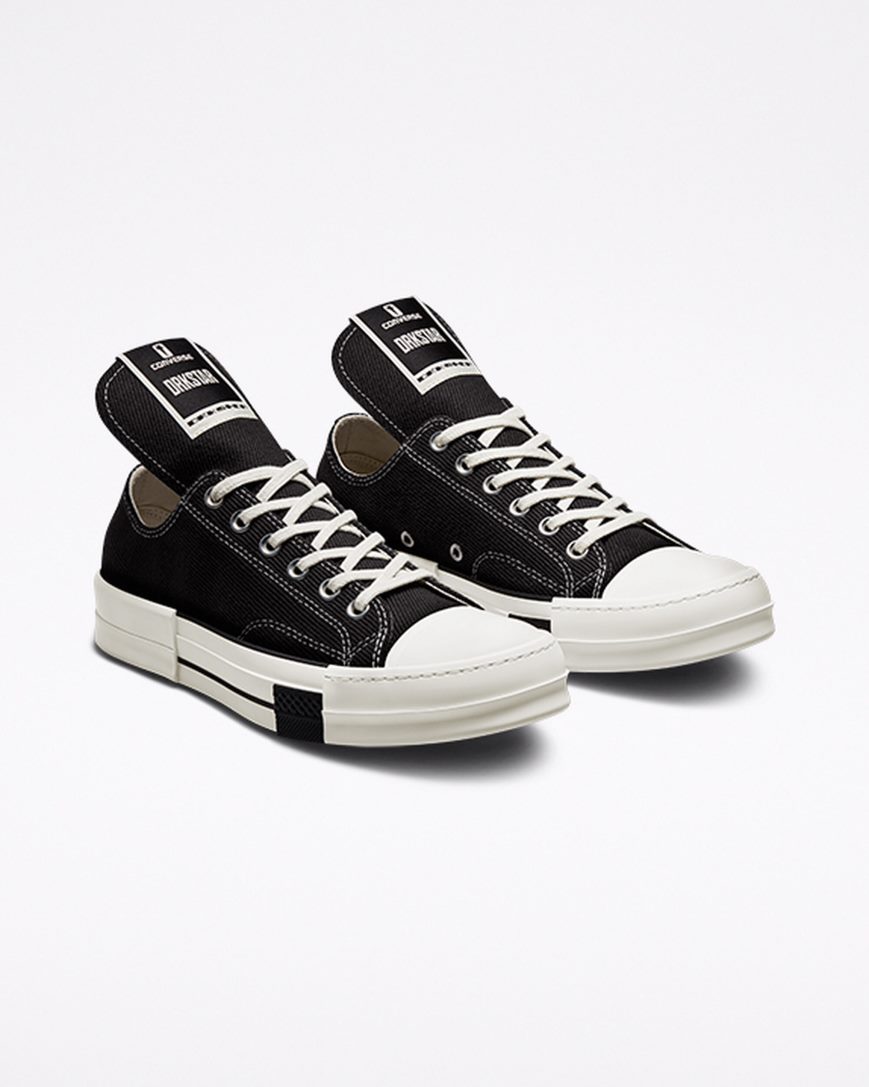 Men's Converse x DRKSHDW DRKSTAR Chuck 70 Low Top Shoes Black | AU E5341R